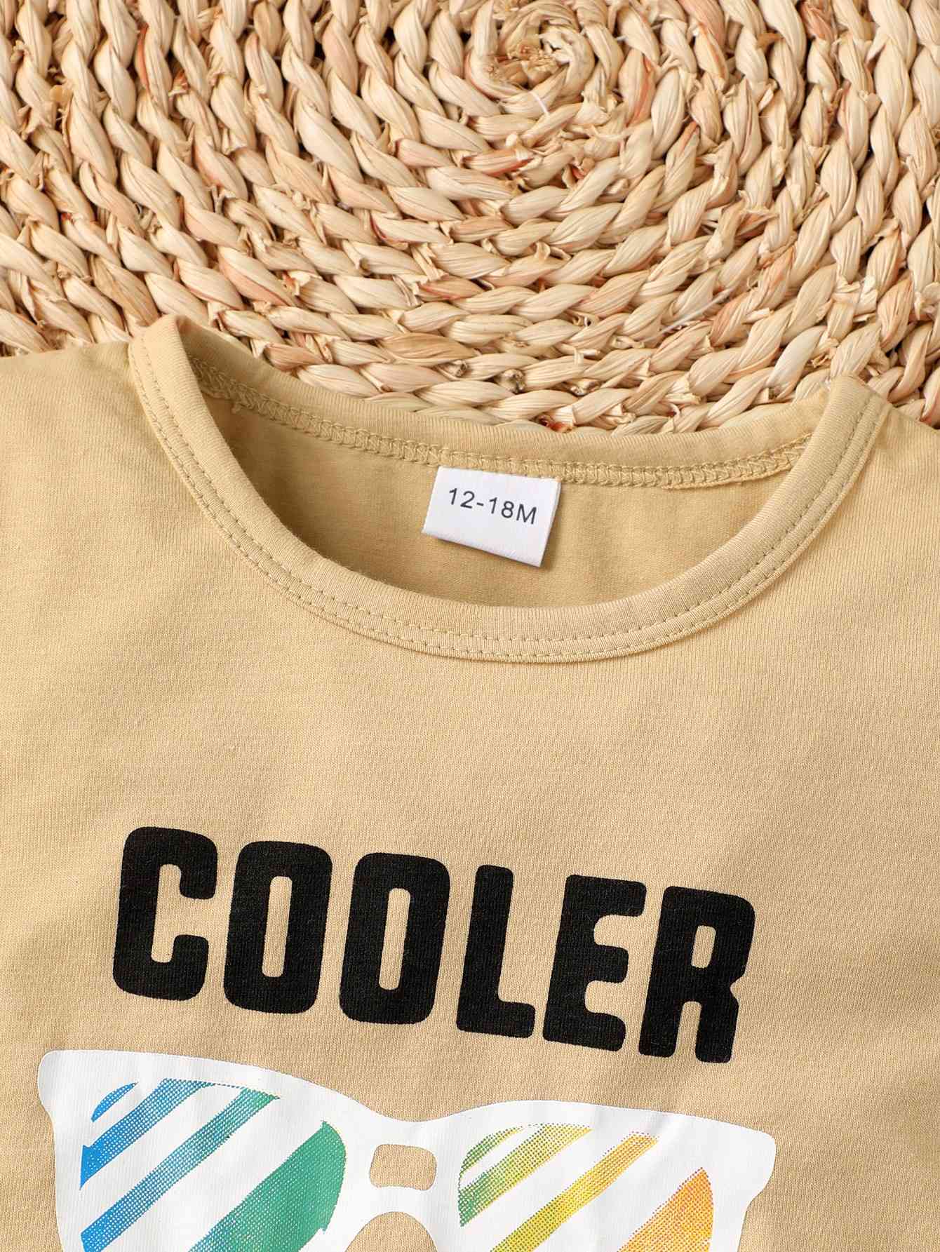 ONLINE ONLY - Boys COOLER VERSION OF DAD Tee and Shorts Set
