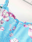 ONLINE ONLY - Girls Floral Cold-Shoulder Flutter Sleeve Dress